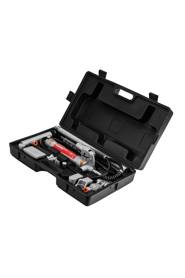 Растяжка гидравлическая, 4 т, набор из 17 предметов, 7 сменных насадок, в пластиковом кейсе Matrix