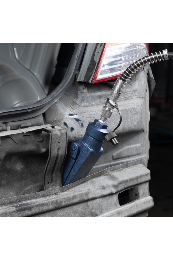 Растяжка гидравлическая, 4 т, набор из 17 предметов, 7 сменных насадок, в пластиковом кейсе Stels