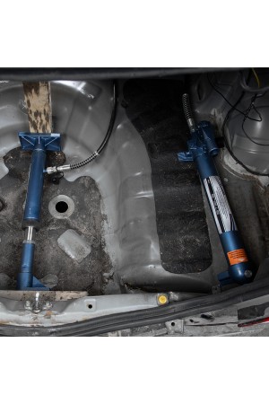 Растяжка гидравлическая, 10 т, набор из 17 предметов, 7 сменных насадок, в пластиковом кейсе Stels