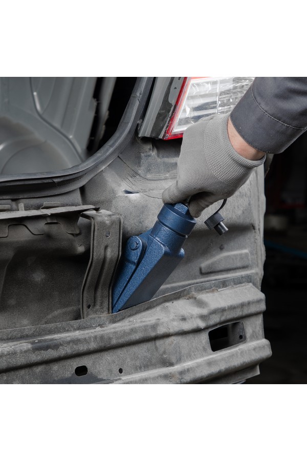 Растяжка гидравлическая, 10 т, набор из 17 предметов, 7 сменных насадок, в пластиковом кейсе Stels