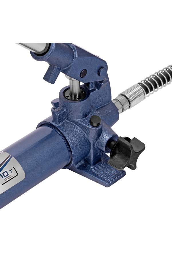 Растяжка гидравлическая, 10 т, набор из 17 предметов, 7 сменных насадок, в пластиковом кейсе Stels