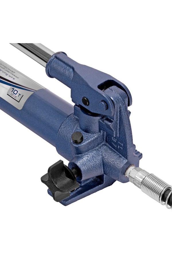 Растяжка гидравлическая, 10 т, набор из 17 предметов, 7 сменных насадок, в пластиковом кейсе Stels