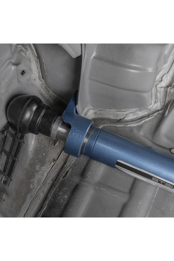 Растяжка гидравлическая, 10 т, набор из 17 предметов, 7 сменных насадок, в пластиковом кейсе на колесах Stels