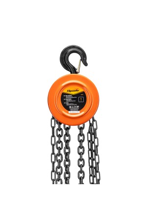 Таль цепная, 1 т, H подъема 2.5 м, расстояние между крюками 300 мм Sparta