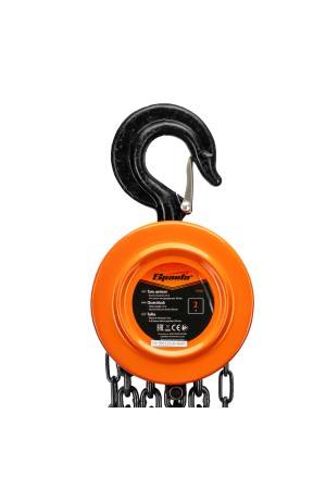 Таль цепная, 2 т, H подъема 2.5 м, расстояние между крюками 380 мм Sparta