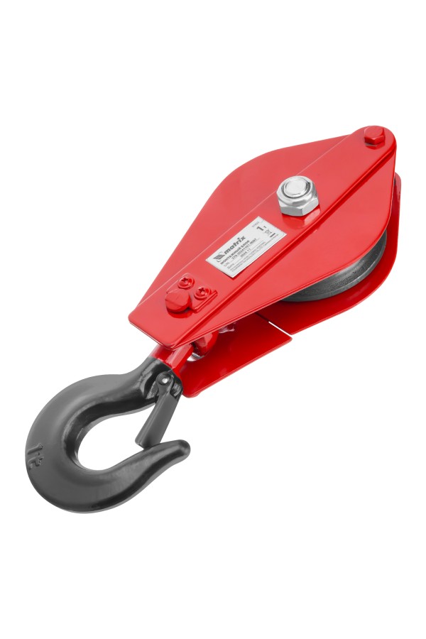 Блок монтажный с крюком, 1 т Matrix