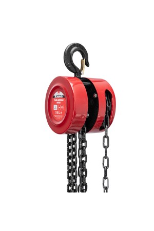 Таль цепная, 1 т, H подъема 2.5 м, расстояние между крюками 300 мм Matrix