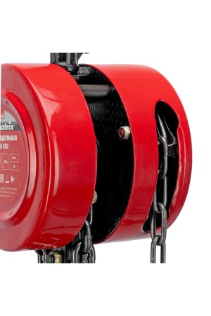 Таль цепная, 2 т, H подъема 2.5 м, расстояние между крюками 380 мм Matrix