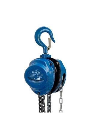 Таль цепная, 0.5 т, h подъема 2.5 м, расстояние между крюками 350 мм Stels