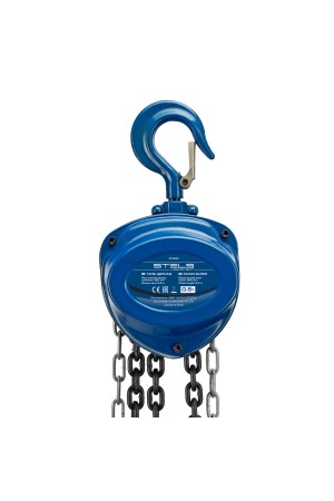 Таль цепная, 0.5 т, h подъема 2.5 м, расстояние между крюками 350 мм Stels