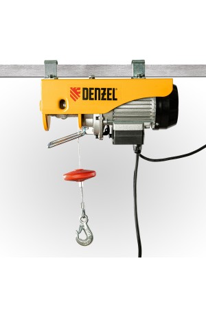 Тельфер электрический TF-250, 0.25 т, 540 Вт, высота 12 м, 10 м/мин Denzel