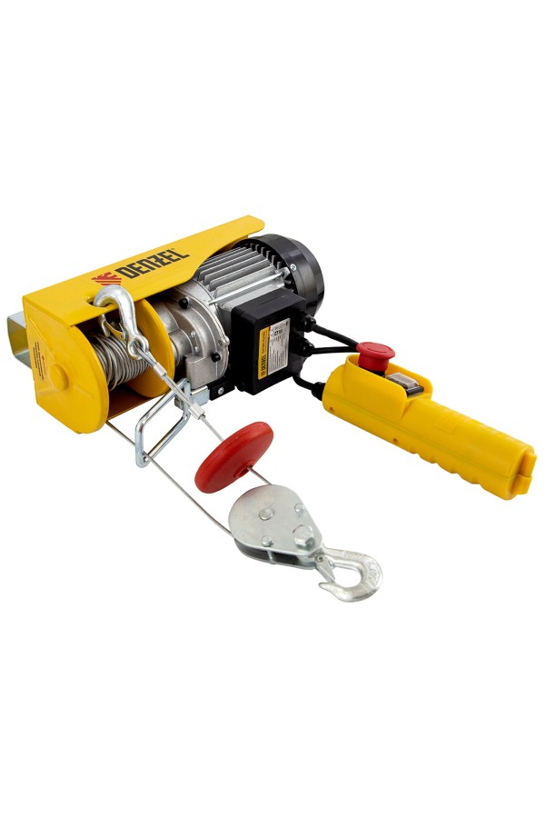 Тельфер электрический TF-250, 0.25 т, 540 Вт, высота 12 м, 10 м/мин Denzel