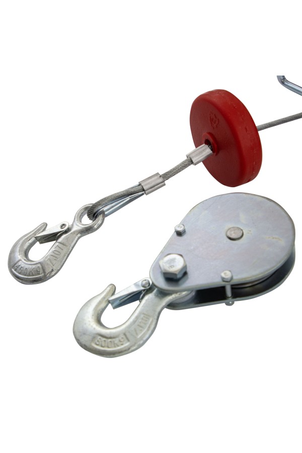 Тельфер электрический TF-800, 0.8 т, 1300 Вт, высота 12 м, 8 м/мин Denzel