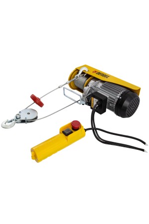 Тельфер электрический TF-800, 0.8 т, 1300 Вт, высота 12 м, 8 м/мин Denzel