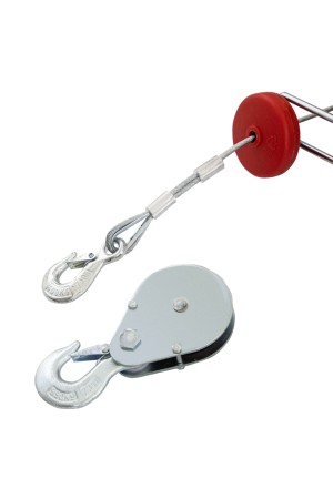 Тельфер электрический TF-1000,1 т, 1600 Вт, высота 12 м, 8 м/мин Denzel