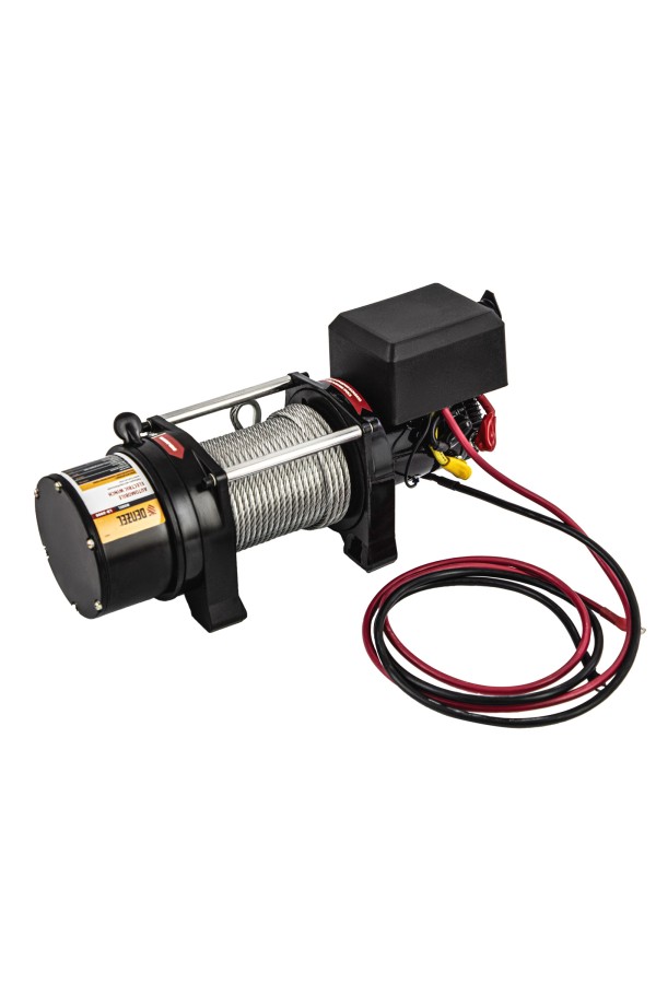 Лебедка автомобильная электрическая LB-2000, 2.2 т, 3.2 кВт, 12 В Denzel