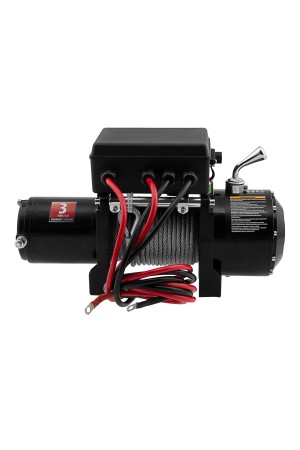 Лебедка автомобильная электрическая LB-2200, 2.2 т, 3.3 кВт, 12 В Denzel