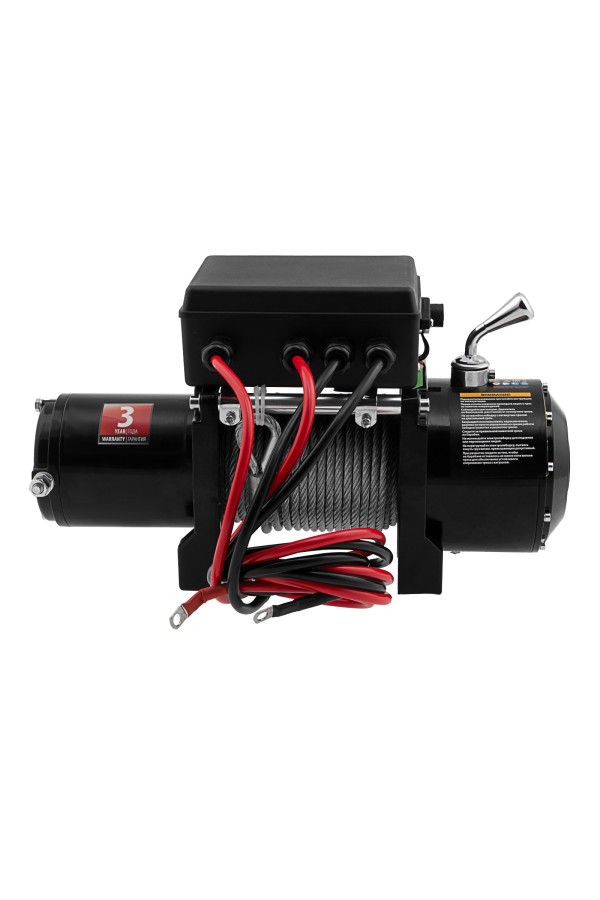 Лебедка автомобильная электрическая LB-2200, 2.2 т, 3.3 кВт, 12 В Denzel