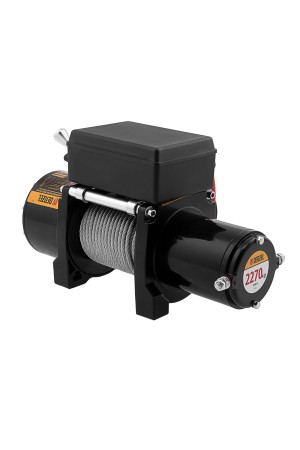 Лебедка автомобильная электрическая LB-2200, 2.2 т, 3.3 кВт, 12 В Denzel