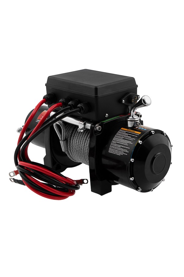 Лебедка автомобильная электрическая LB-2200, 2.2 т, 3.3 кВт, 12 В Denzel