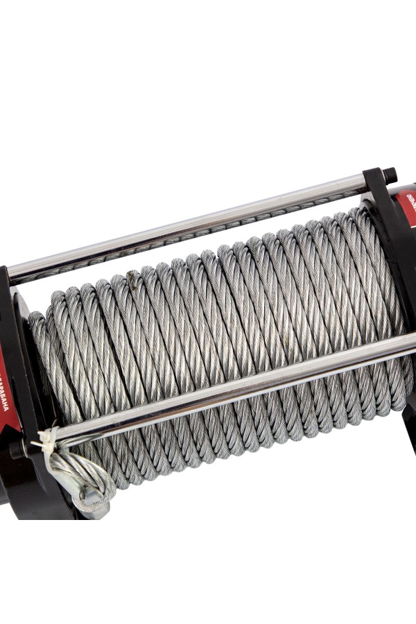 Лебедка автомобильная электрическая LB-4000, 4.5 т, 3.7 кВт, 12 В Denzel