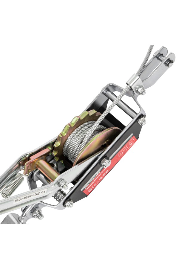 Лебедка рычажная, тяга 2 т, подъем 0.8 т, одинарное храповое колесо Matrix