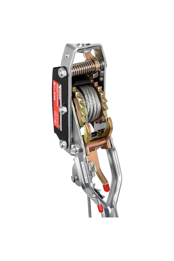 Лебедка рычажная, тяга 4 т, подъем 1.6 т, двойное храповое колесо Matrix