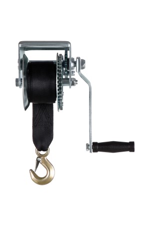 Лебедка шестеренчатая, тяга 0.8 т, ленточная Matrix