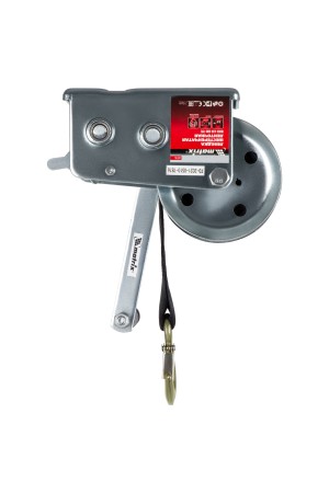 Лебедка шестеренчатая, тяга 0.8 т, ленточная Matrix