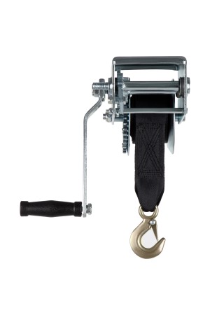 Лебедка шестеренчатая, тяга 0.8 т, ленточная Matrix