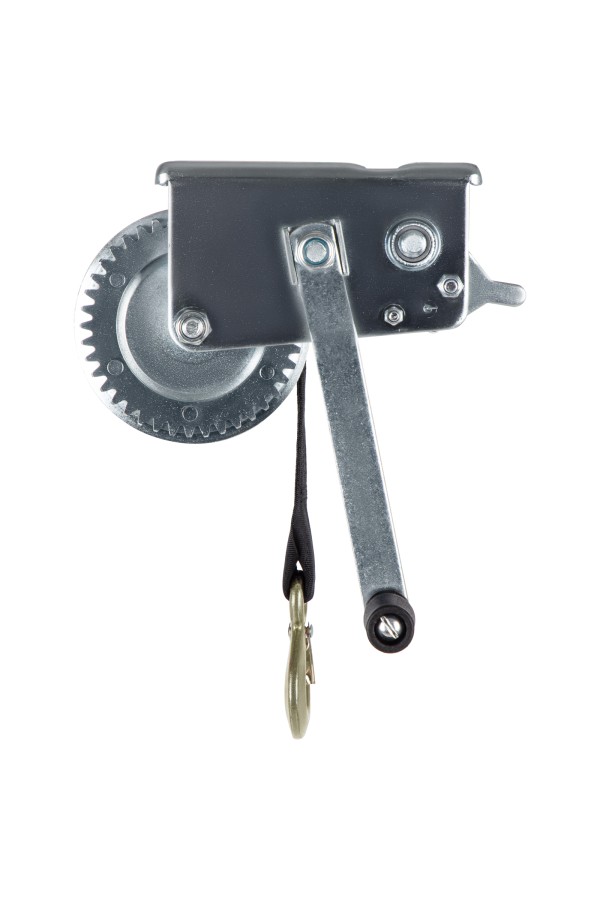 Лебедка шестеренчатая, тяга 0.8 т, ленточная Matrix