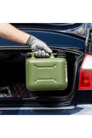 Канистра для ГСМ вертикальная 5 л, пластиковая, усиленная Stels