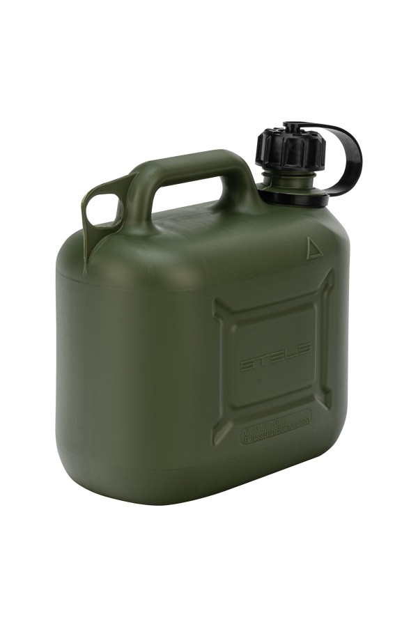 Канистра для ГСМ вертикальная 5 л, пластиковая, усиленная Stels