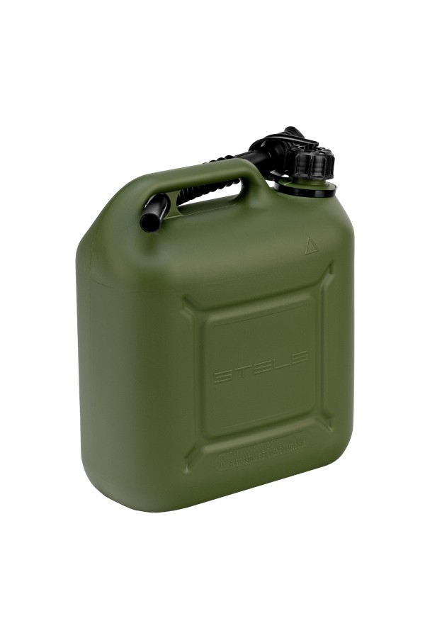 Канистра для ГСМ вертикальная 10 л, пластиковая, усиленная Stels