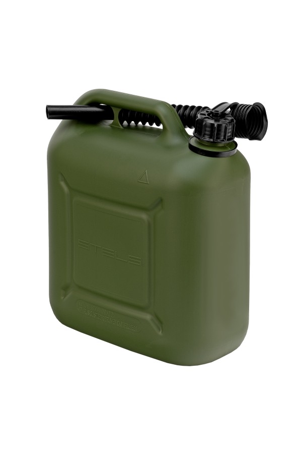 Канистра для ГСМ вертикальная 10 л, пластиковая, усиленная Stels