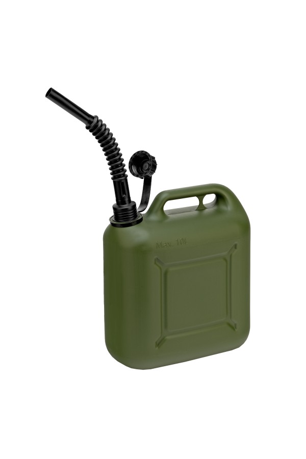 Канистра для ГСМ вертикальная 10 л, пластиковая, усиленная Stels