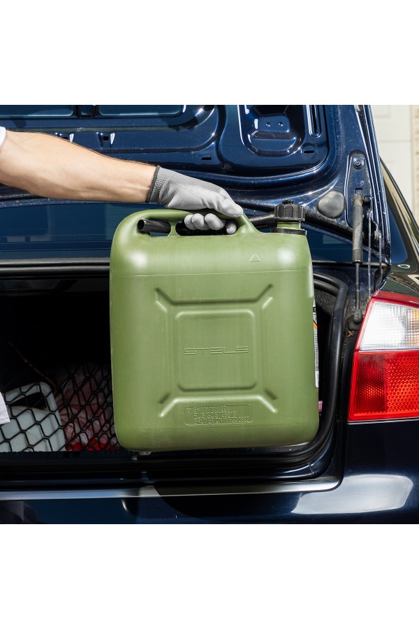 Канистра для ГСМ вертикальная 20 л, пластиковая, усиленная Stels