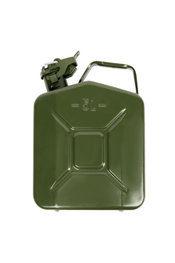 Канистра для топлива, металлическая, толщина стенок 0,8мм, 5 литров