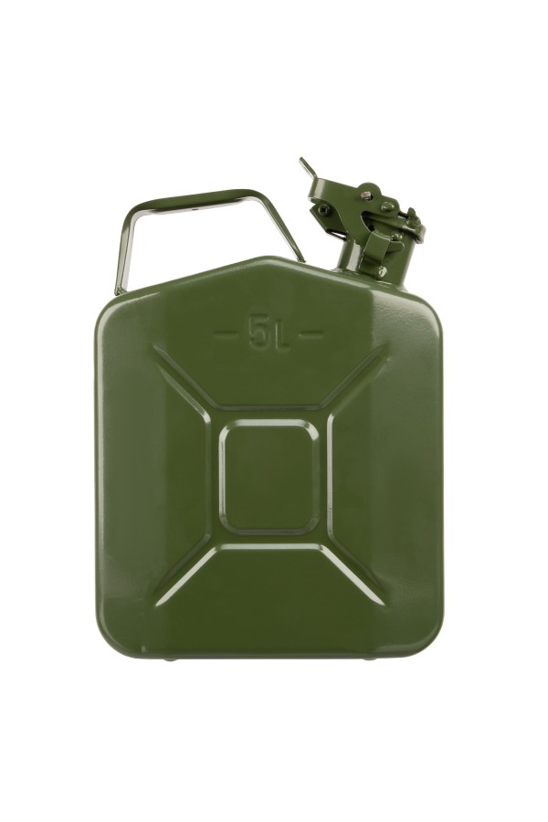 Канистра для топлива, металлическая, толщина стенок 0,8мм, 5 литров