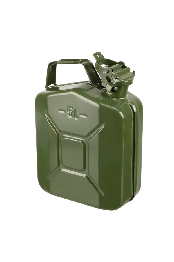 Канистра для топлива, металлическая, толщина стенок 0,8мм, 5 литров