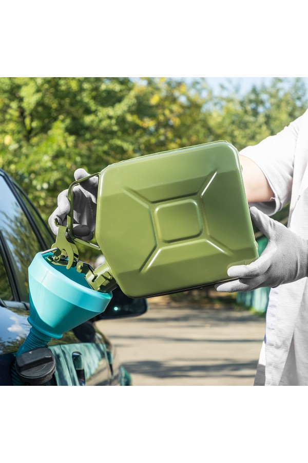 Канистра для топлива, металлическая, толщина стенок 0,8мм, 5 литров