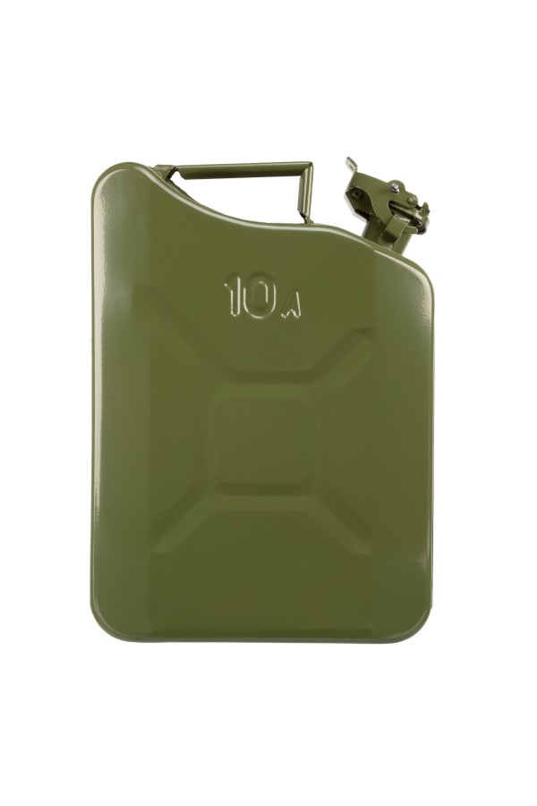 Канистра для топлива, металлическая, толщина стенок 0,8мм, 10 литров