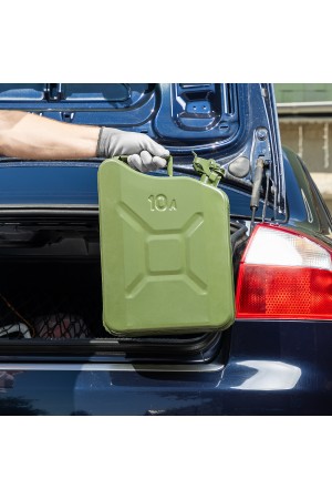 Канистра для топлива, металлическая, толщина стенок 0,8мм, 10 литров Россия