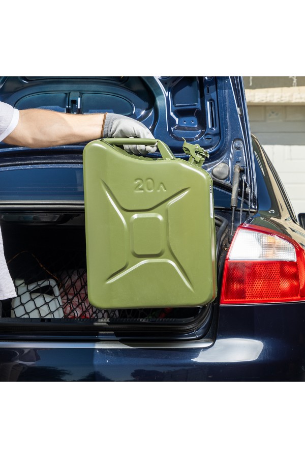 Канистра для топлива, металлическая, толщина стенок 0,8мм, 20 литров