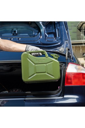 Канистра для ГСМ, металлическая, 10 литров Stels