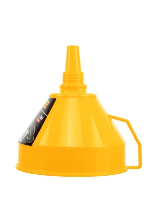 Воронка пластиковая 160 мм с металлическим ситом и гибким наконечником Denzel