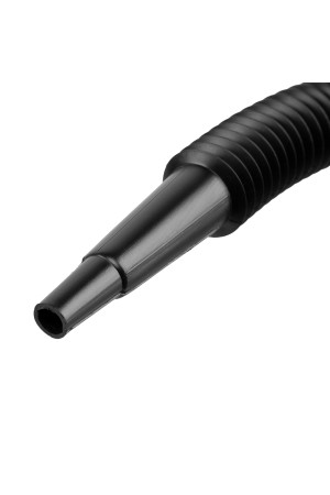 Воронка пластиковая 160 мм с металлическим ситом, непроливайкой и гибким наконечником Denzel