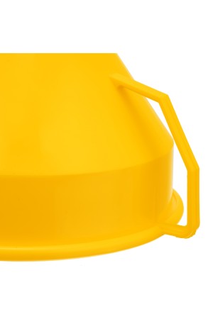 Воронка пластиковая 160 мм с металлическим ситом, непроливайкой и гибким наконечником Denzel