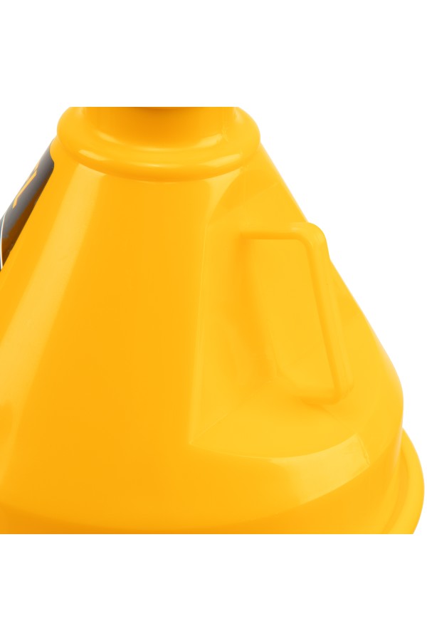 Воронка пластиковая 135 мм с металлическим ситом, гибким наконечником и непроливайкой Denzel