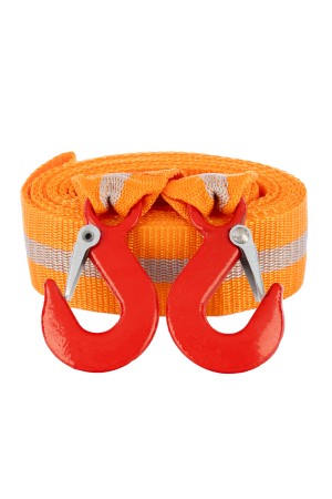 Трос буксировочный 3.5 т, 5 м, 2 крюка, пакет Россия Stels